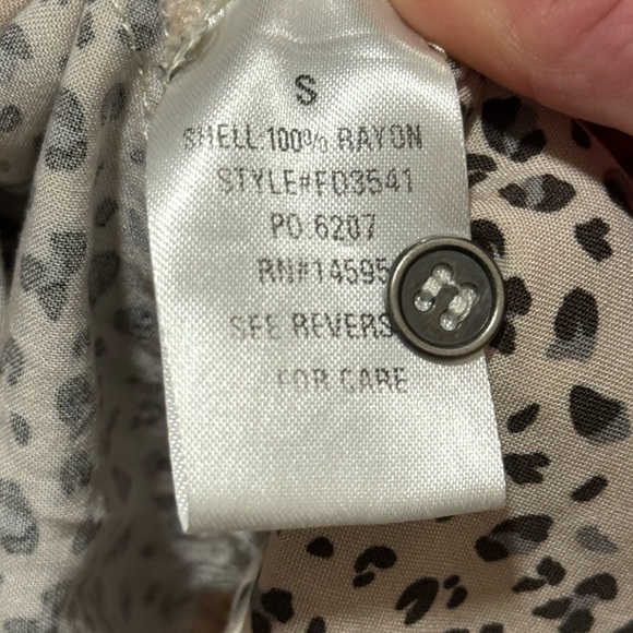 Aura Leopard Button Front Maxi Shirt Dress - Picture 10 of 10